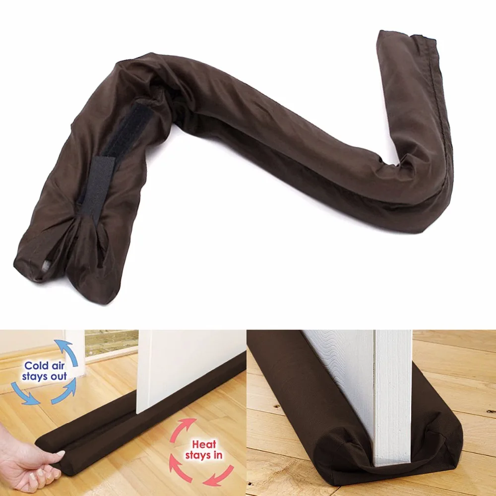 

Cloth Guard Wind Dust Blocker Sealer Insulator Door Window Stopper Brown Interior/Exterior Doors Windows Protecter Door Stops