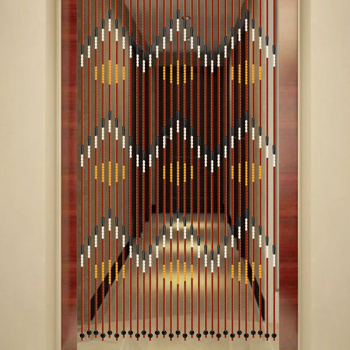 Шторы ручной работы с волнистыми дверями в стиле ретро | Дом и сад