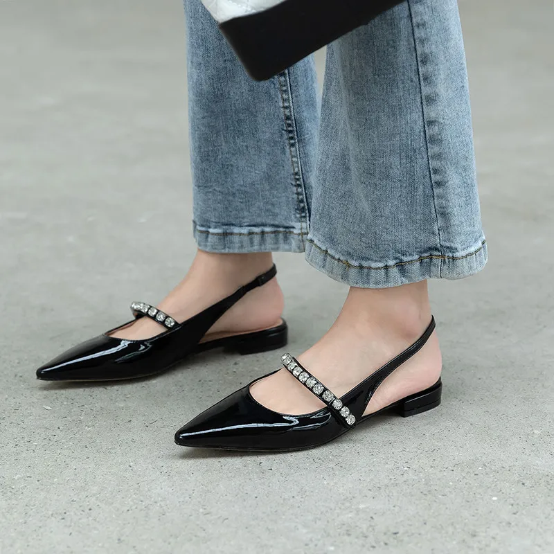 Женские туфли-лодочки из коровьей кожи FEDONAS элегантные туфли без застежек со