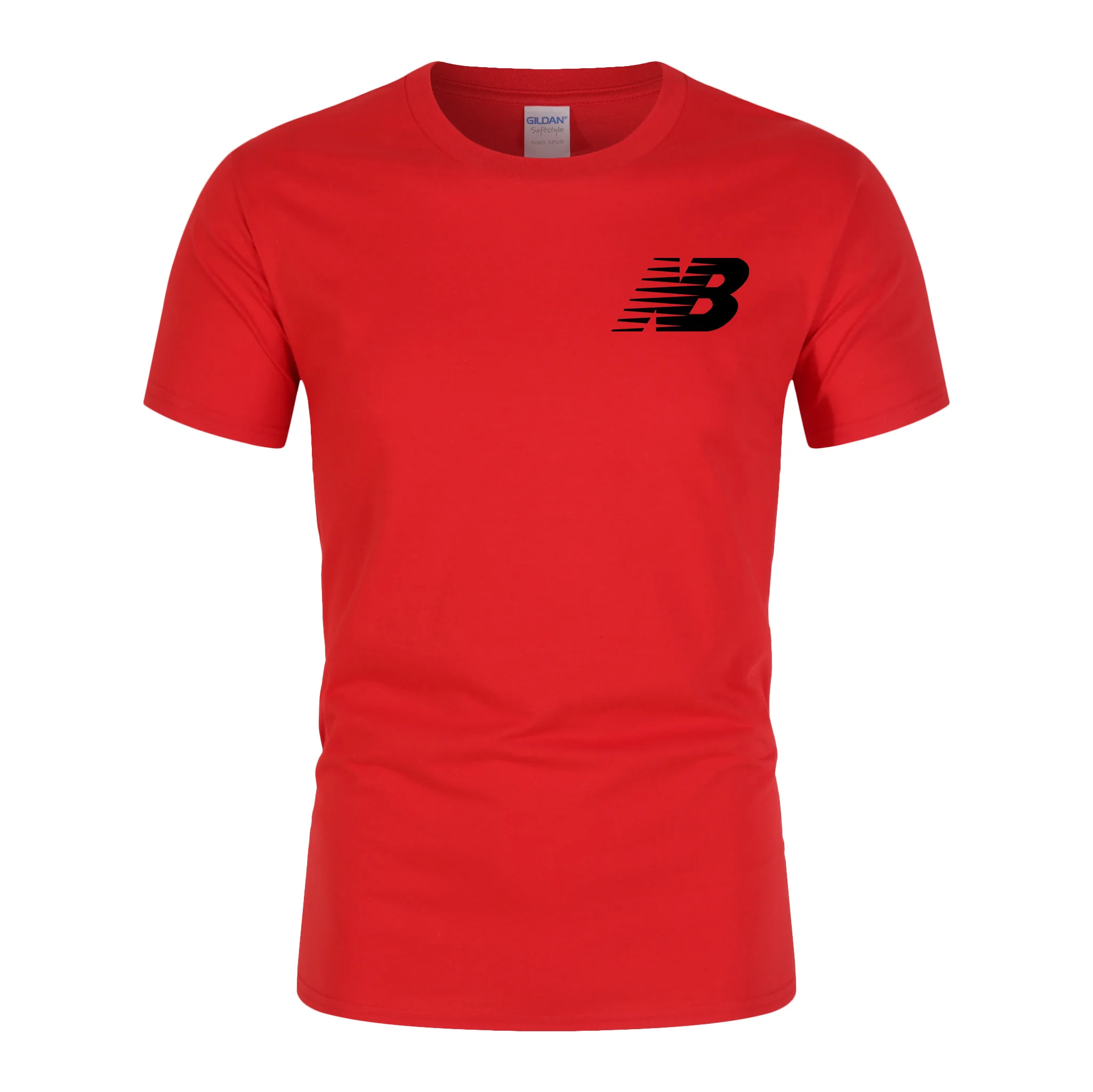 

2021 New brand Clothing fitness Running t shirt men O-neck t-shirt cotton bodybuilding Sport shirts tops gym men t shirt