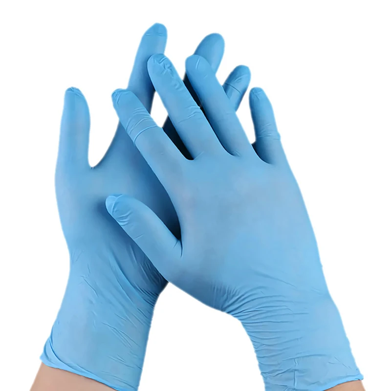 

50pcs/set Disposable Latex Rubber Gloves Household Cleaning Gloves Home Experiment Catering Gloves Universal Left and Right Hand