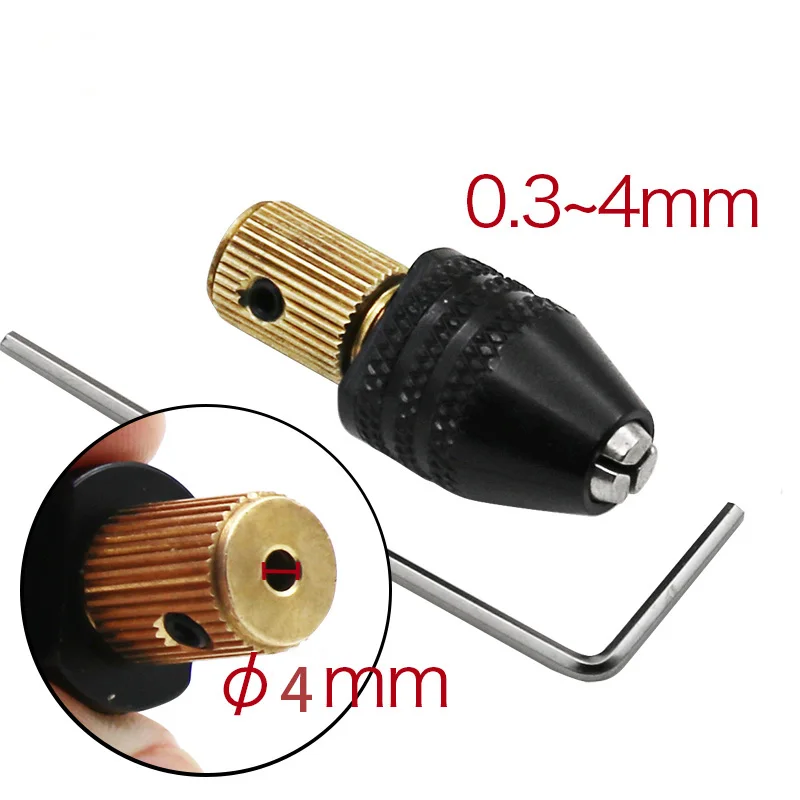 

2mm 2.35mm 3.17mm 4mm 5mm Electric motor shaft Mini Chuck Fixture Clamp Small To Drill Bit Micro Chuck fixing device