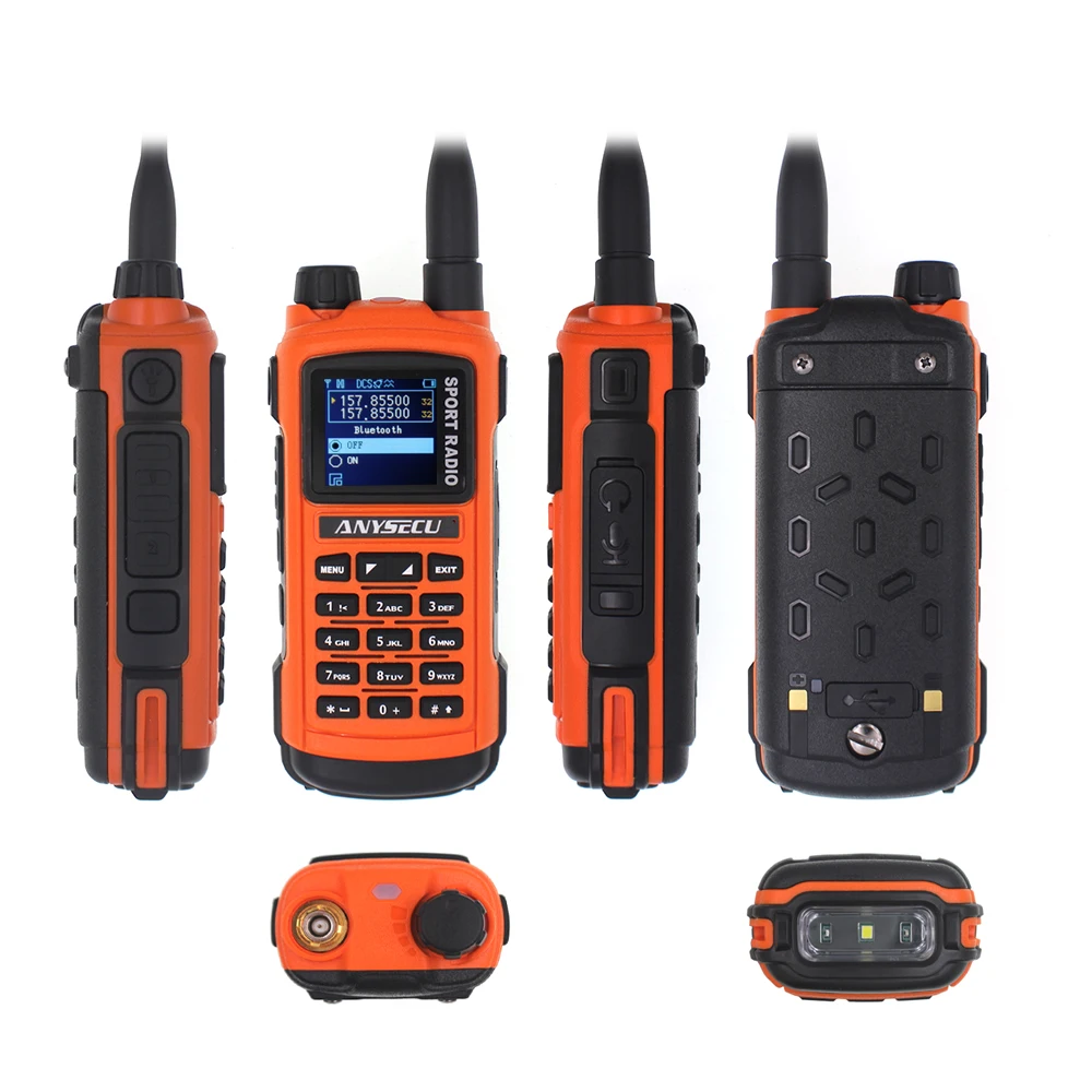 2022.SenHaiX GP8800 SHX GP 8800 Ham Two Way Sport Radio Portable Walkie Talkie U/VHF Dual Band PTT Bluetooth Waterproof enlarge