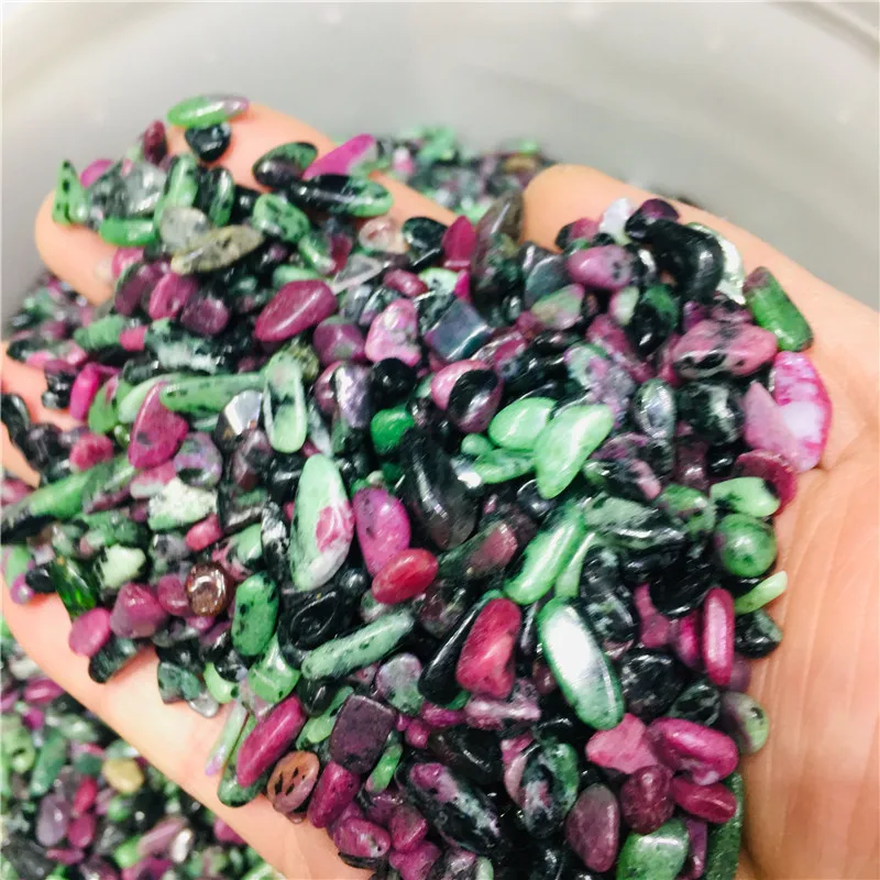 

100g rolling gem natural rock mineral emeralds are used to heal chakras