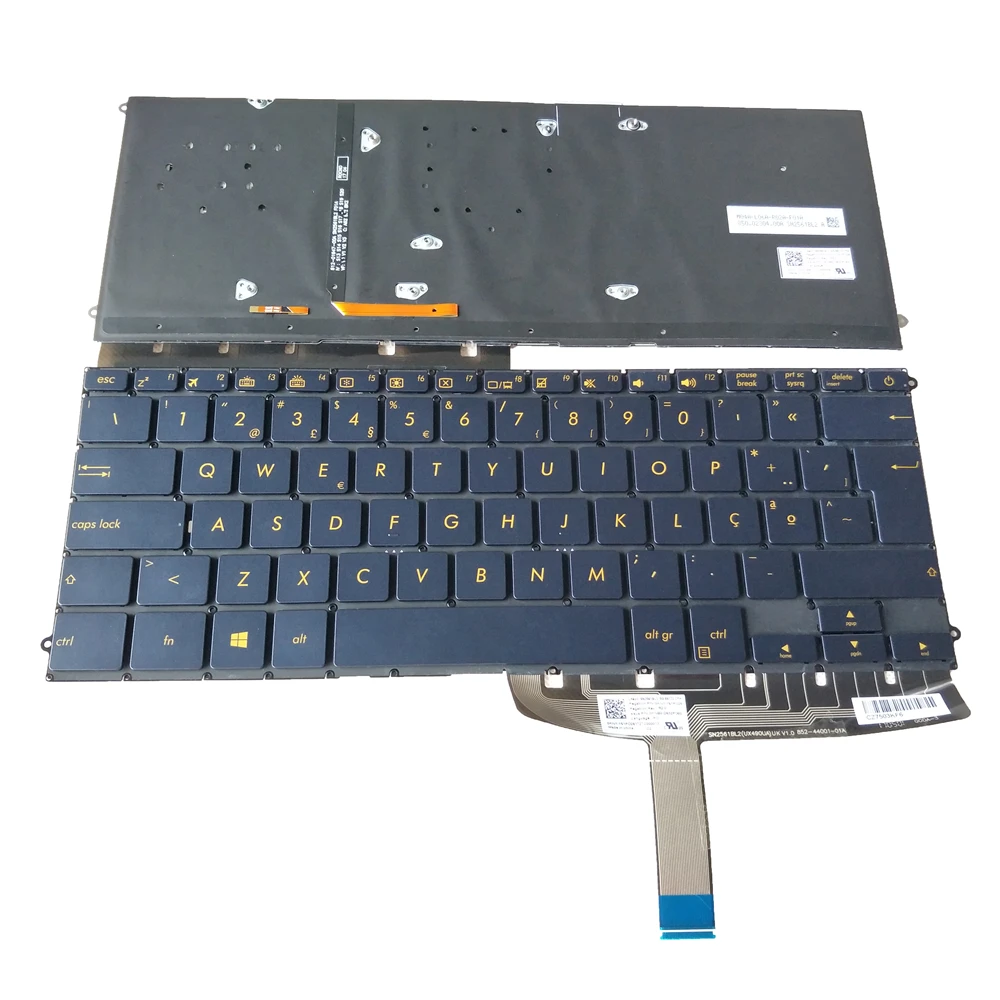Фото Новая клавиатура IT LA PO для ноутбука ASUS ZenBook 3 Deluxe UX490 UX490CA UX490UA ux490moар, латиноамериканские португальские клавиатуры №1