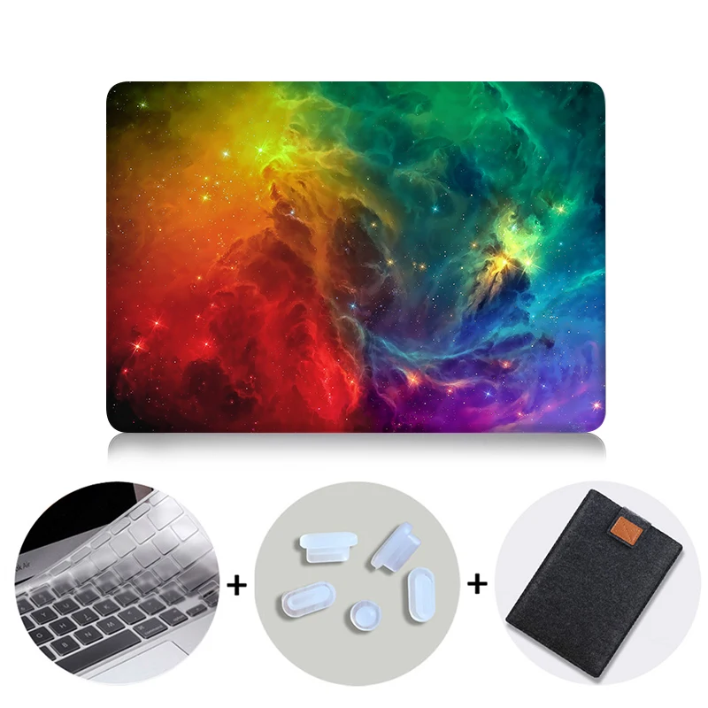 MB05 MTT чехол для ноутбука Звездное небо для Macbook Pro Air retina 11 12 13 15 16 с сенсорной панелью для macbook Pro 13 15 дюймов A1989 A1990 - Цвет: MB05
