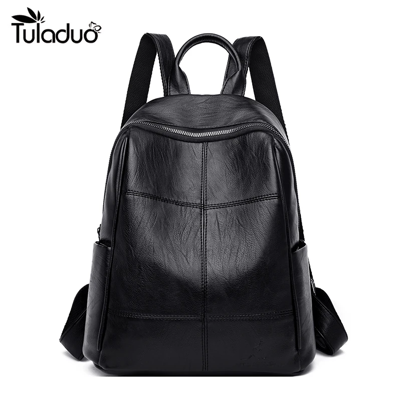 2020 новые женские роскошные рюкзаки из ПУ кожи Mochila Feminina простые на молнии Большие