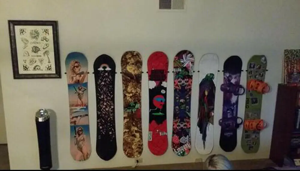 12 шт./лот невидимая стойка для лыж и сноуборда 6 настенных подвесных держателей