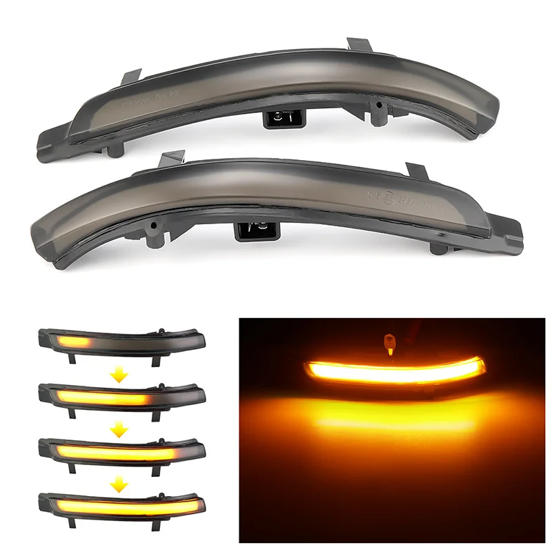 

2Pcs Streamer Turn Signal Lights for Skoda Haorui OCTAVIA (1Z) Baujahr SUPERB (3T) Baujahr Rearview Mirror Streamer LED Lights