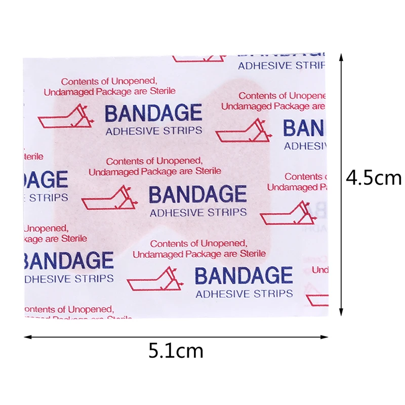 

10pcs Hemostasis First Aid Waterproof Wound Paste Plaster Medical Anti-bacteria Band Aid Pads