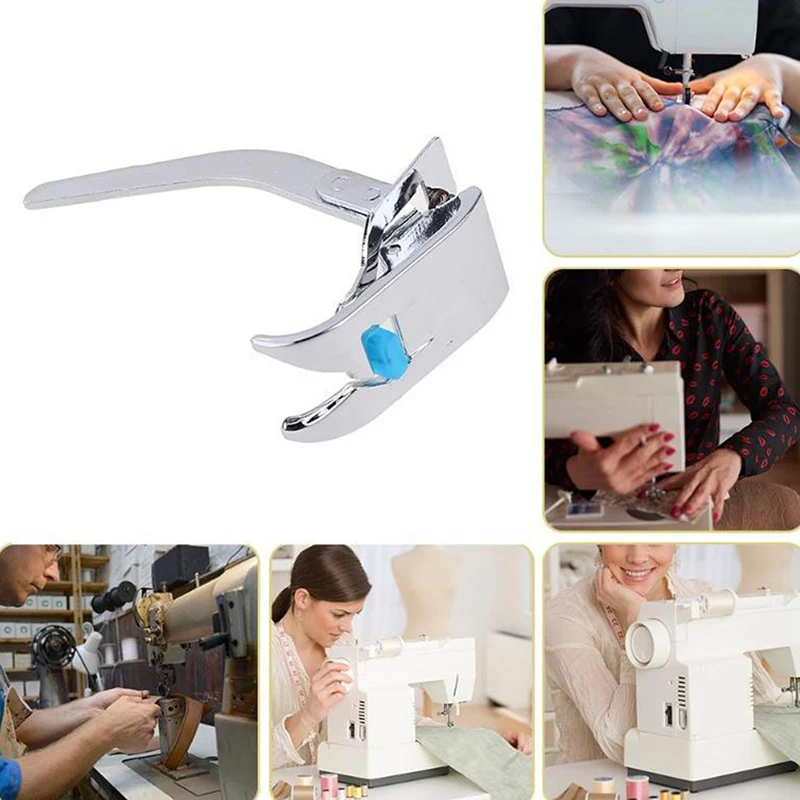 1 Piece Domestic Sewing Machine Presser Foot Parts Jumper Prevent Imitation Synchronization Thin Stretch Fabric Clamp Hot sale | Дом и сад