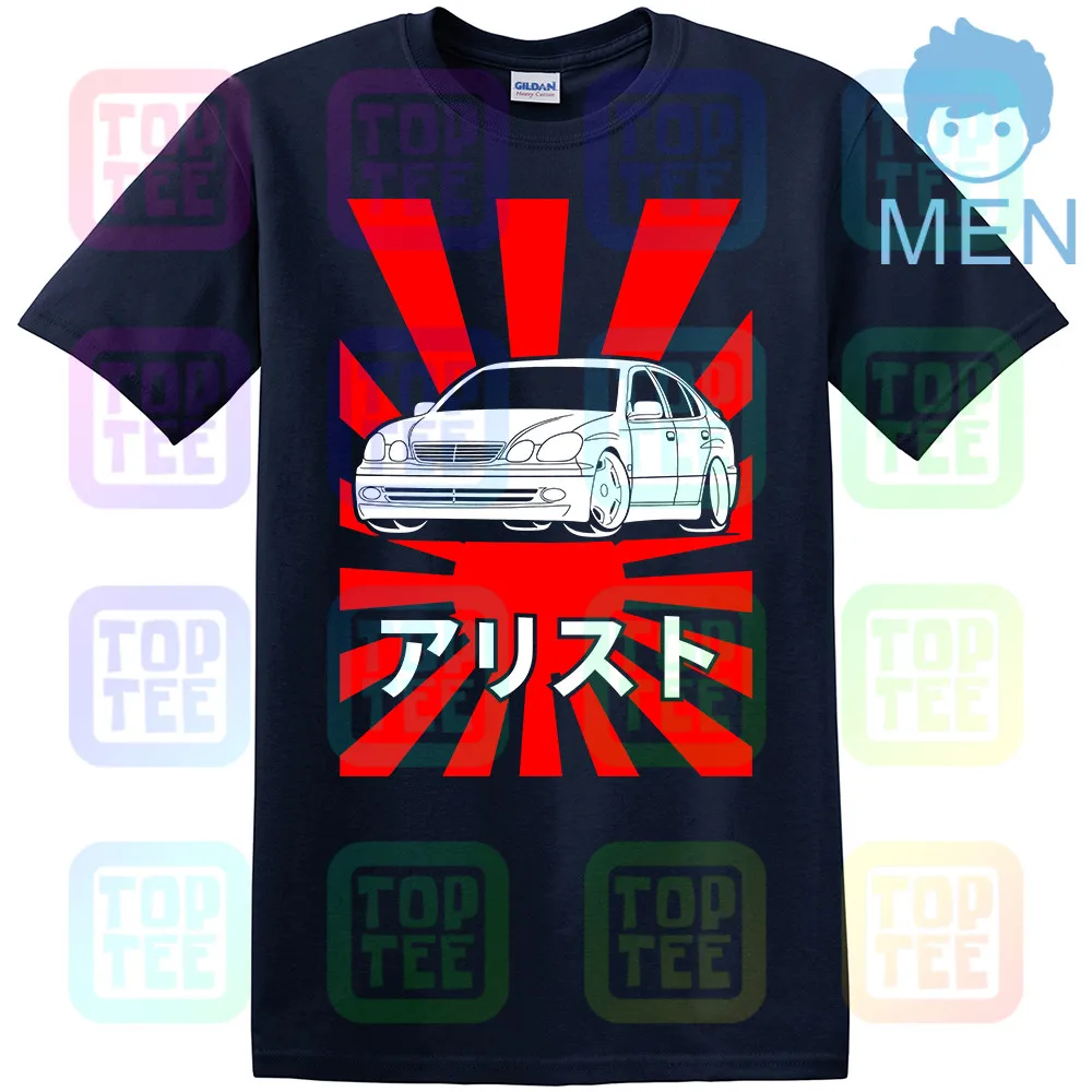 GT-shirt Toyota Aristo JZS161 футболка - Цвет: Тёмно-синий