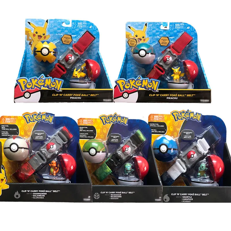 Аниме Пикачу Покемон Клип n Carry Poke Ball Пояс Костюм Косплей