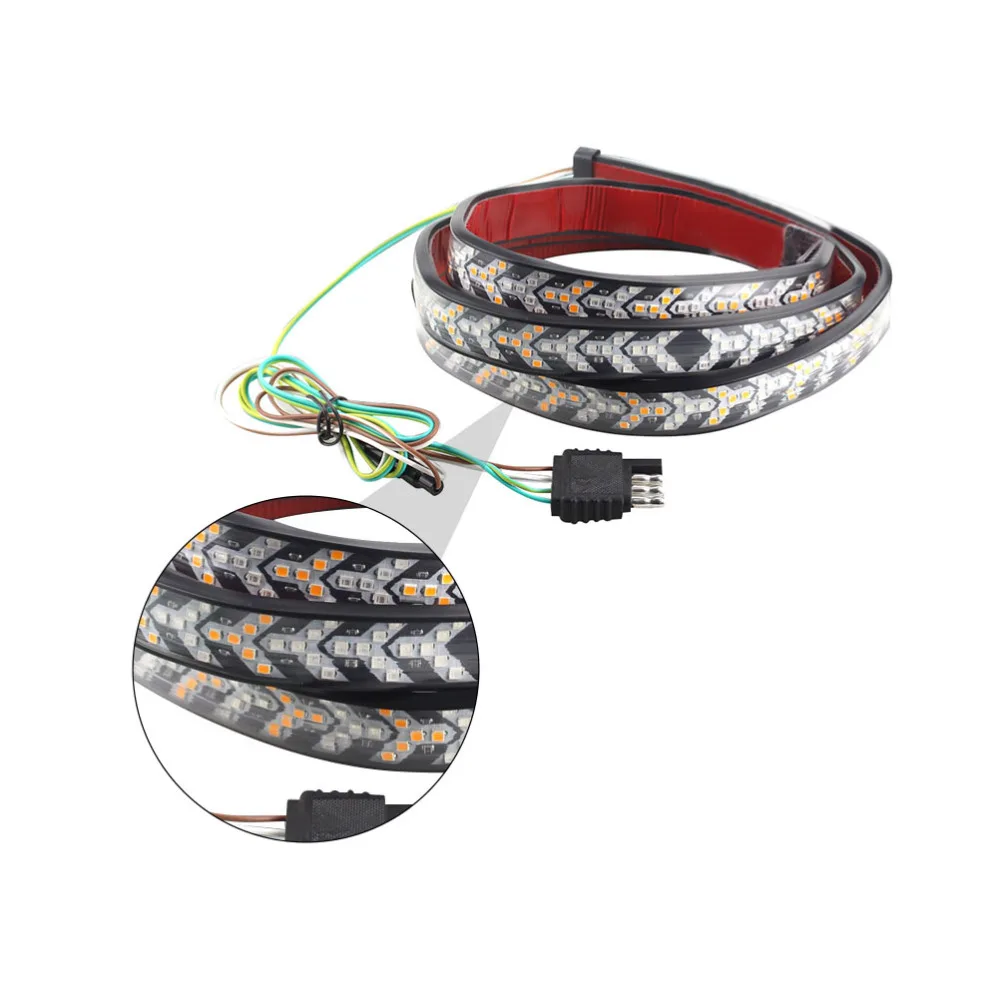 

60 Inches LED Tailgate Strip Light Waterproof Turn Signal Brake Reverse Lights