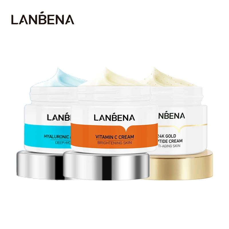 

LANBENA Anti Aging Face Hyaluronic Acid Cream Dark Spot Remover Whitening Moisturizing Anti Freckle Firming Smooth Skin Care