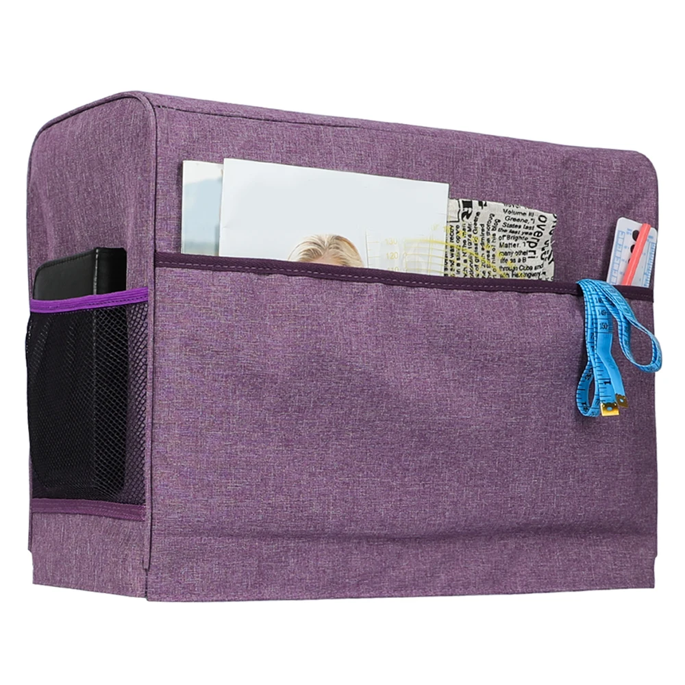 Quilted Sewing Machine Dust Cover Storage Pockets for Most Standard Singer Brother Machines | Дом и сад