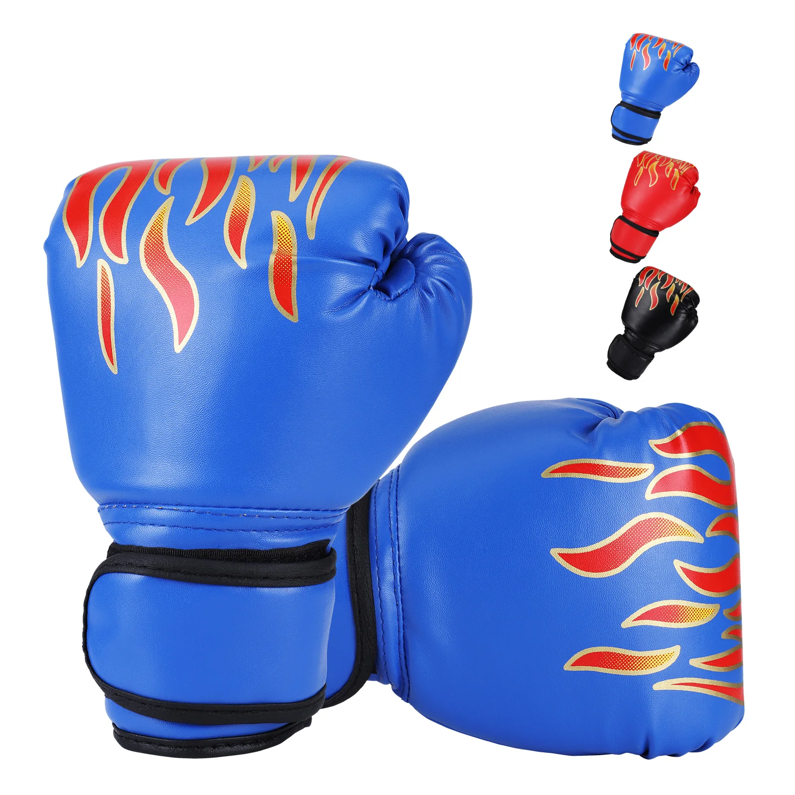 

1 Pair Kick Boxing Gloves For Men Women PU Karate Muay Thai Guantes De Boxeo Free Fight MMA Sanda Training Adults Kids Equipment