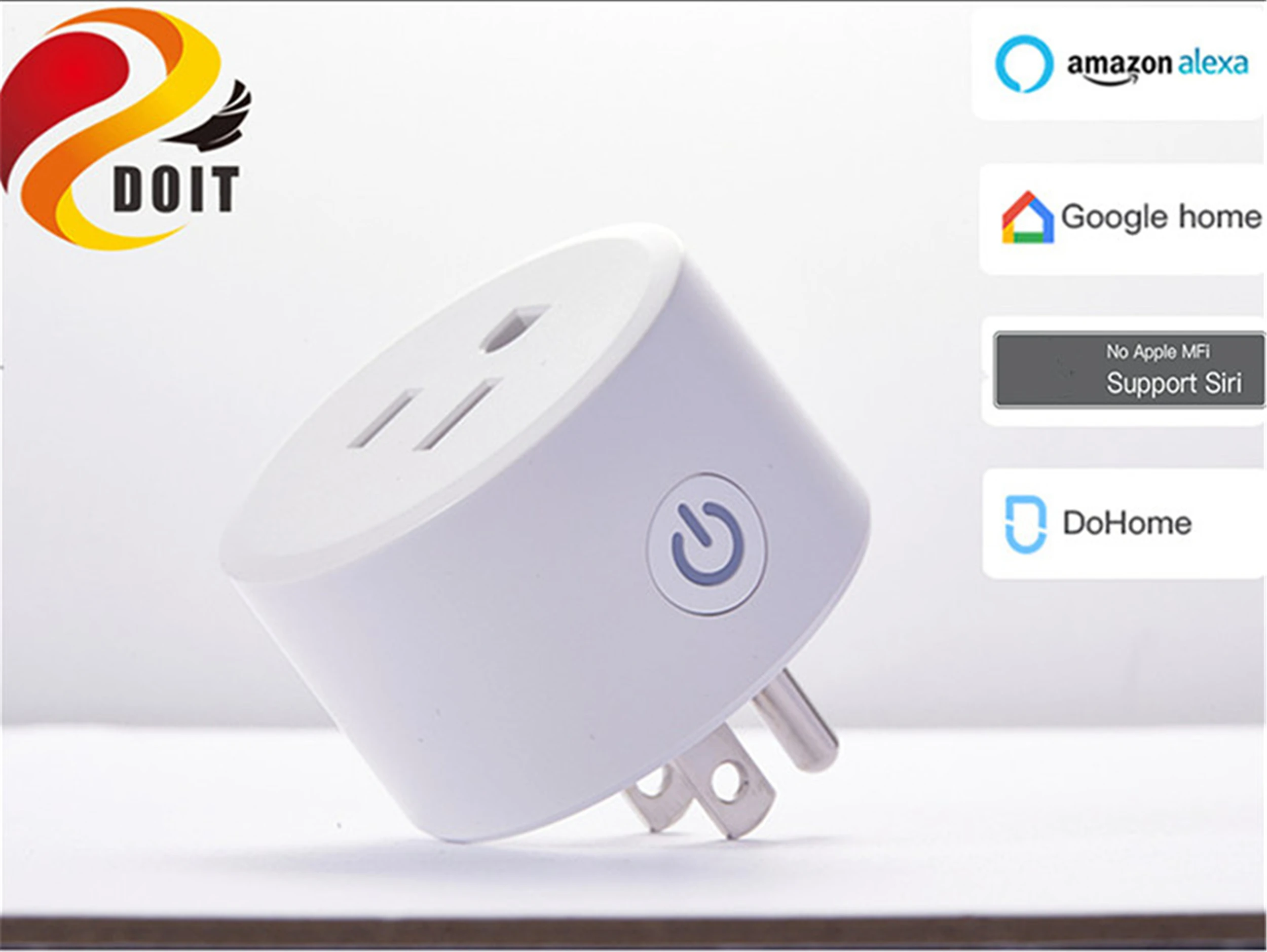 Беспроводная смарт-розетка с Wi-Fi американская розетка переключатель голосовым