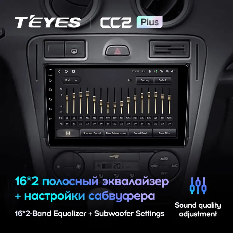 TEYES CC2L и CC2 Plus Штатная магнитола For Форд Фьюжн рестайлинг Ford Fusion 1 2005 - 2012 Android до
