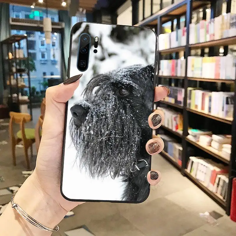 

Lovely Dogs Schnauzer Phone Case Funda For Huawei P9 P10 P20 P30 Lite 2016 2017 2019 plus pro P smart