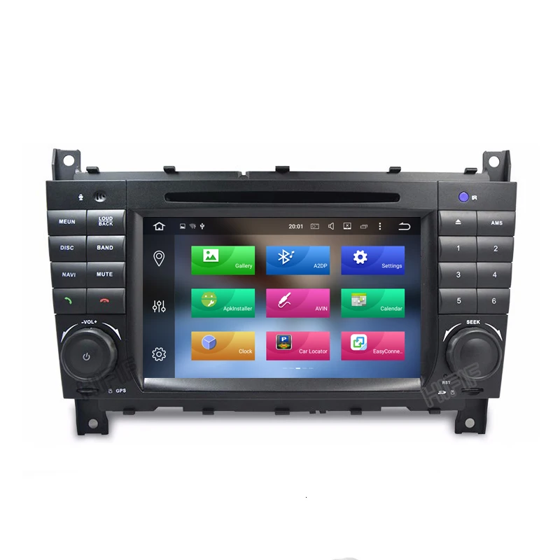 Android 10 4G 2 DIN Car DVD GPS Carplay For Mercedes /Benz W203 W209 W219 A -Class A160 C C180 C200 CLK200 radio stereo | Автомобили и