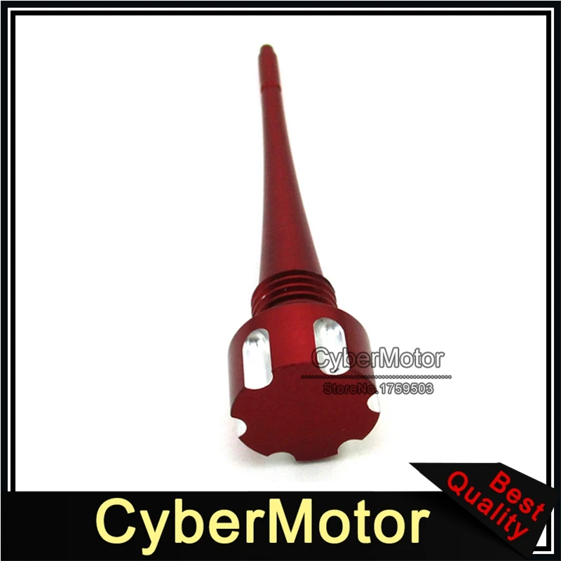 Алюминиевый красный маслоотвод с ЧПУ палочка Dip Stick для китайского Lifan YX 125cc 140cc