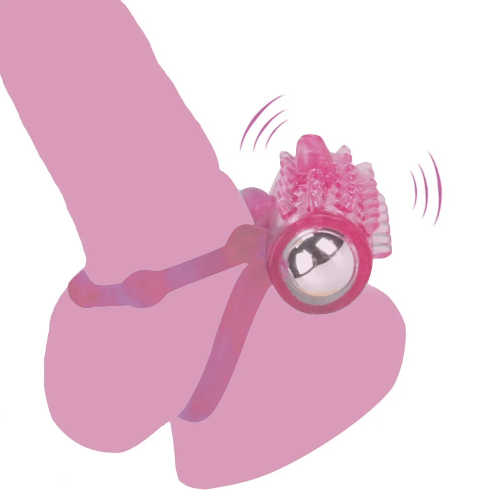 Вибратор кольцо волка вибрационные секс игрушки желе вибрирующий регулируемые