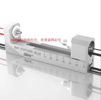 original double self locking aluminum alloy cnc four wire battery holder fixture bf 2a for 18650 aa aaa etc