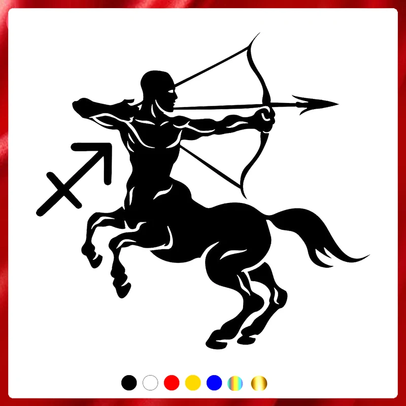 

40600# Die-Cut Vinyl Decal Sagittarius Car Sticker Waterproof Auto Decors on Car Body Bumper Rear Window