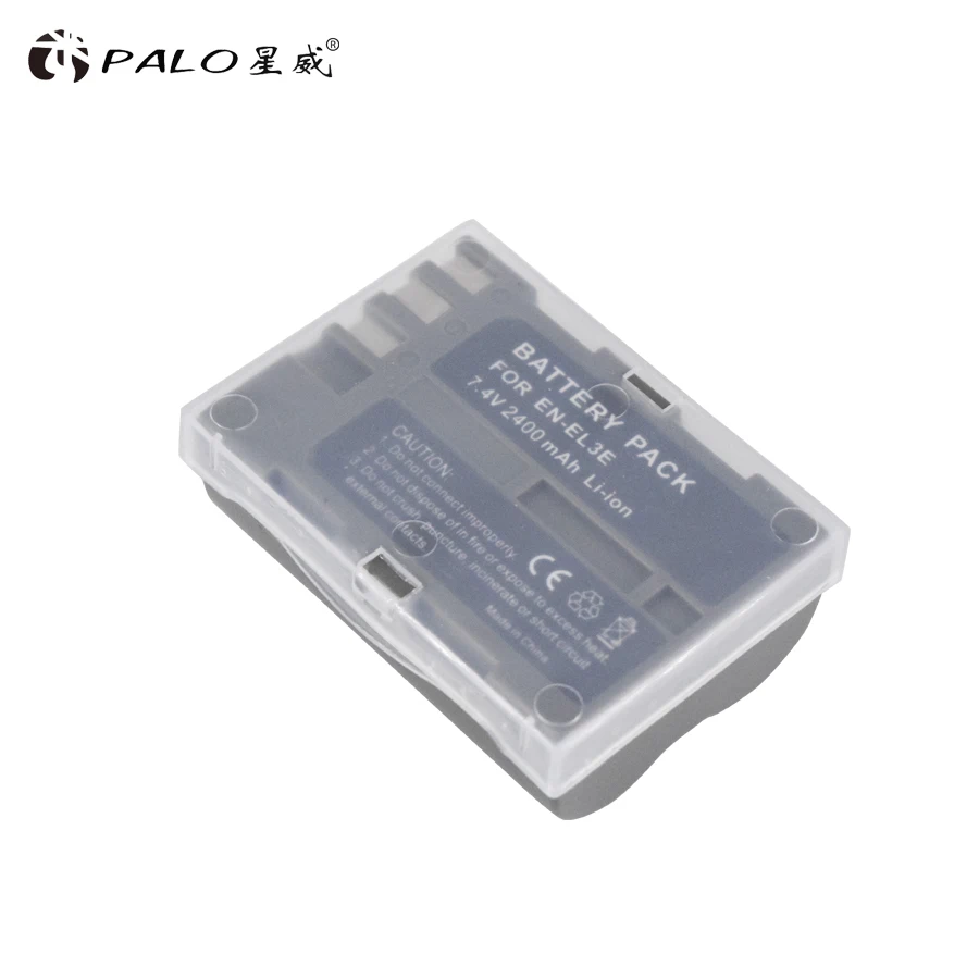 PALO Аккумулятор для камеры EN-EL3E аккумулятор el 3e 7,4 V 2400mAh 1 шт. литий-ионный цифровой для NIKON d700 d90 d200 d300S d70 d100