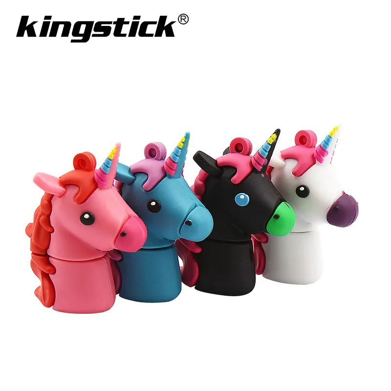 USB флеш-накопители Loving unicorn 4 ГБ 8 ГБ 16 ГБ флеш-накопитель 32 Гб 64 Гб usb флешка мини флеш-накопитель Флешка анимадо
