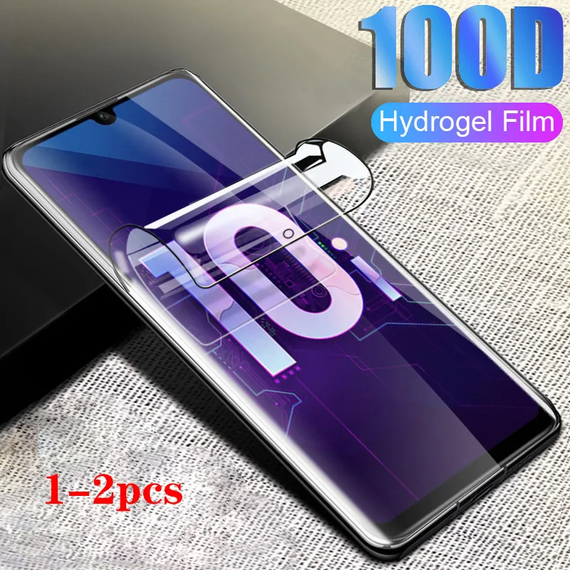 1 2 шт. Гидрогелевая Защитная пленка для экрана huawei honor 10 i 20 lite light pro 20s 8c 8x8s 8a