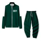 Спортивная куртка и штаны для косплея, на молнии, с карманами