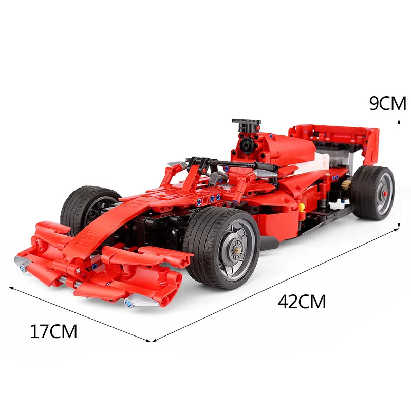 Yeshin MOC автомобильный мотор функция автомобили моторная техника автомобиль F1 гоночный скоростной автомобиль строительные блоки кирпичи сборка автомобиля Модель детские игрушки