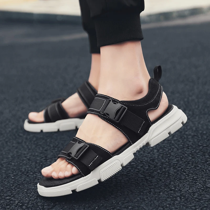

Men Shoes Sandals Mountain Sandal Men Flat Sandals Sandalias De Hombre Mens Beach Men's Summer Shoes Gladiator For Big Roman