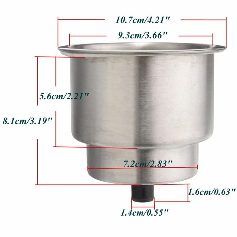4 шт. Встраиваемый держатель для бутылок из нержавеющей стали морской лодки