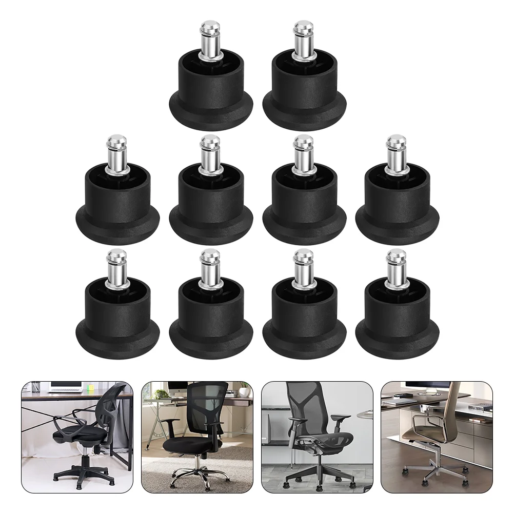 

10pcs Replacement Office Chair Stool Stopper Furniture Leg Plug Leg Insert