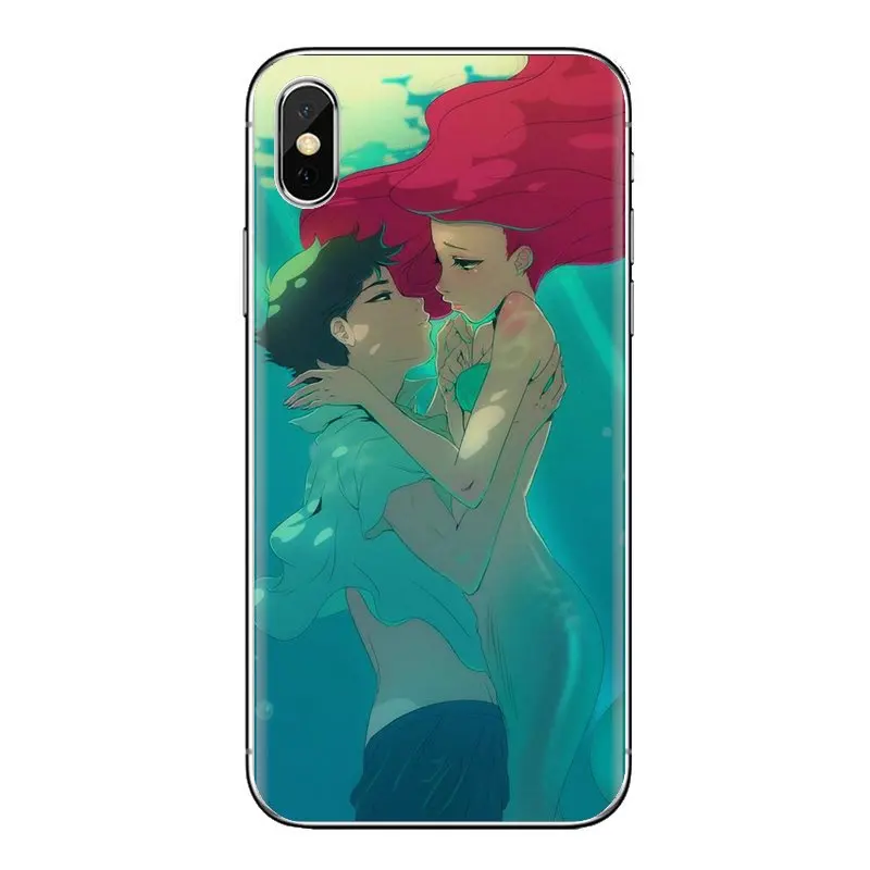 Для huawei G7 G8 P7 P8 P9 P10 P20 P30 Lite Mini Pro P Smart Plus 2017 2018 2019 маленькая Русалка Ариэль и Eric