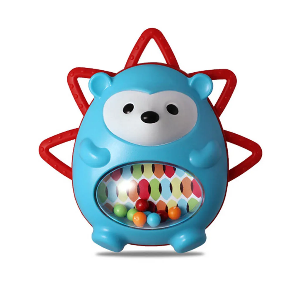 

Baby Soft Hollow Rattle Toys Animal Teether Ball Educational Toy Gift