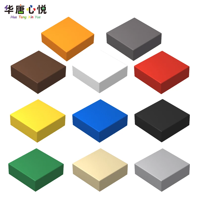 

20PCS/Set 3070 MOC 1x1 Flat Tile Normal Plates Assembles Accessories Parts Building Blocks Toys for Children Kids Gifts