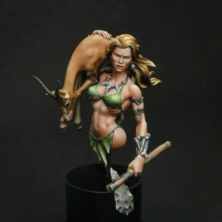 Новый набор из 1/10 аникента воина с животным бюстом (без основания) Неокрашенная