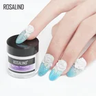 Акриловая пудра ROSALIND, прозрачная пудра для дизайна ногтей, Типсы для наращивания ногтей, прозрачная акриловая пудра для ногтей, маникюр, 10 г, розовый, прозрачный, белый
