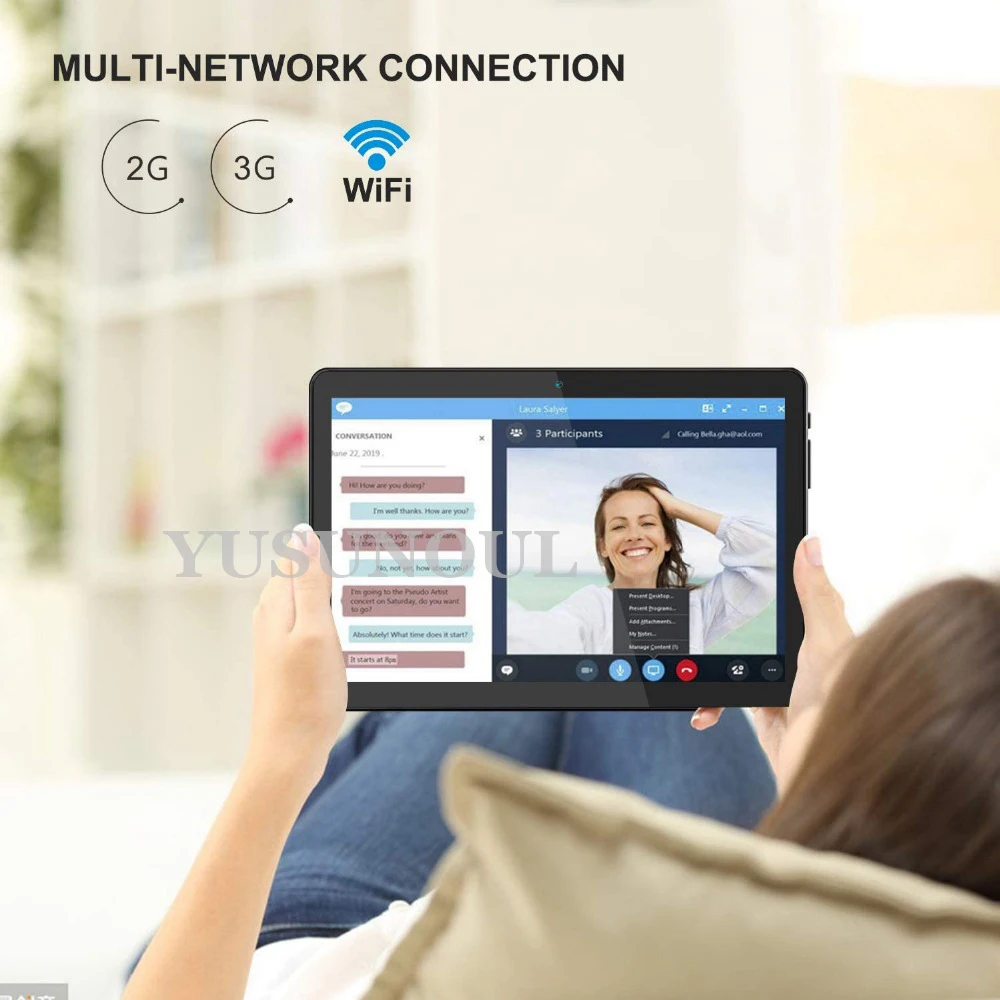 10-дюймовый планшет с двумя SIM-картами 2 Гб 32 ГБ Wi-Fi Bluetooth | Компьютеры и офис