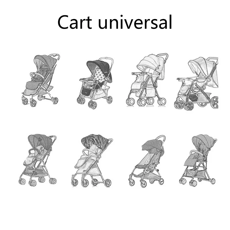 

Baby Stroller Sun Visor Shade Shield Canopy Cover Pram Buggy Wheelchair Anti-UV General Stroller Accessories-Black