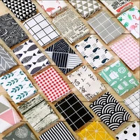 1 pcs plaid cotton placemat japanese fashion style fabric table mats napkins simple design tableware kitchen tool