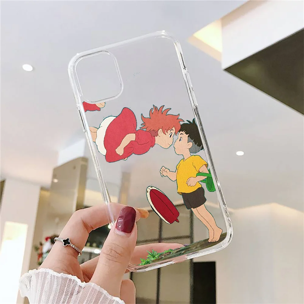 Чехол для телефона Hayao Miyazaki ponyo Huawei P Mate P10 P20 P30 P40 10 20 Smart Z Pro Lite 2019 прозрачный
