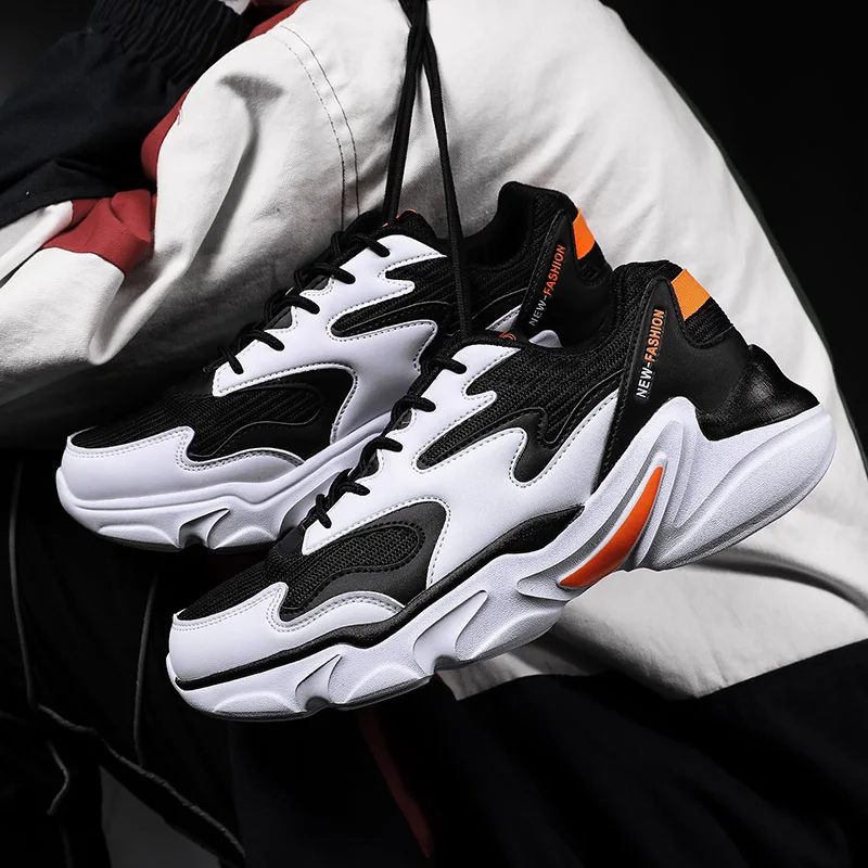 FAN PAO 2019 Новое поступление Balenciaca Париж модный показ брендовая белая мужская обувь