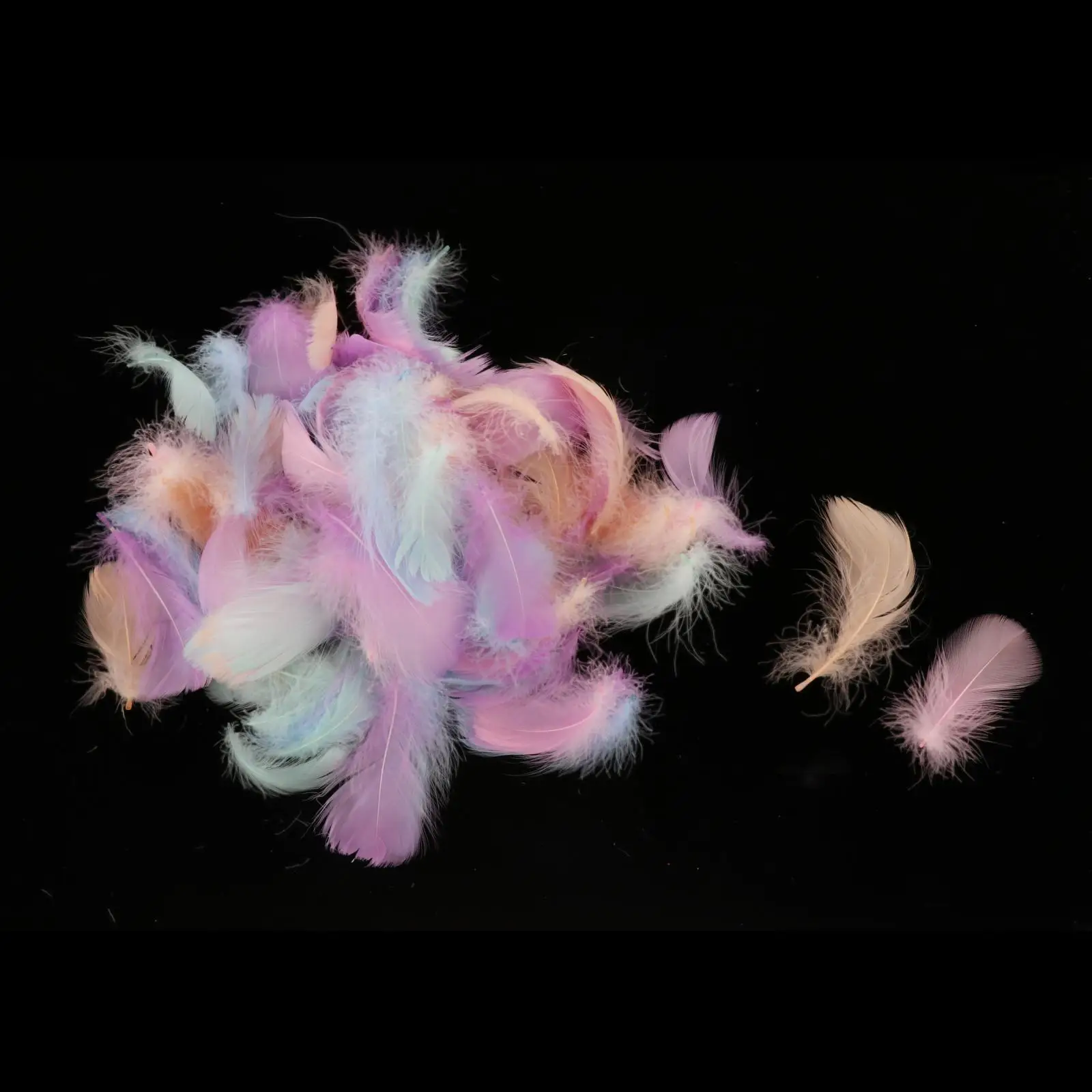 

Feather for Crafts, 100 Pcs Coloured Feather for DIY Dream Catchers Natural Crafts Feathers for Wedding/Party Decoration