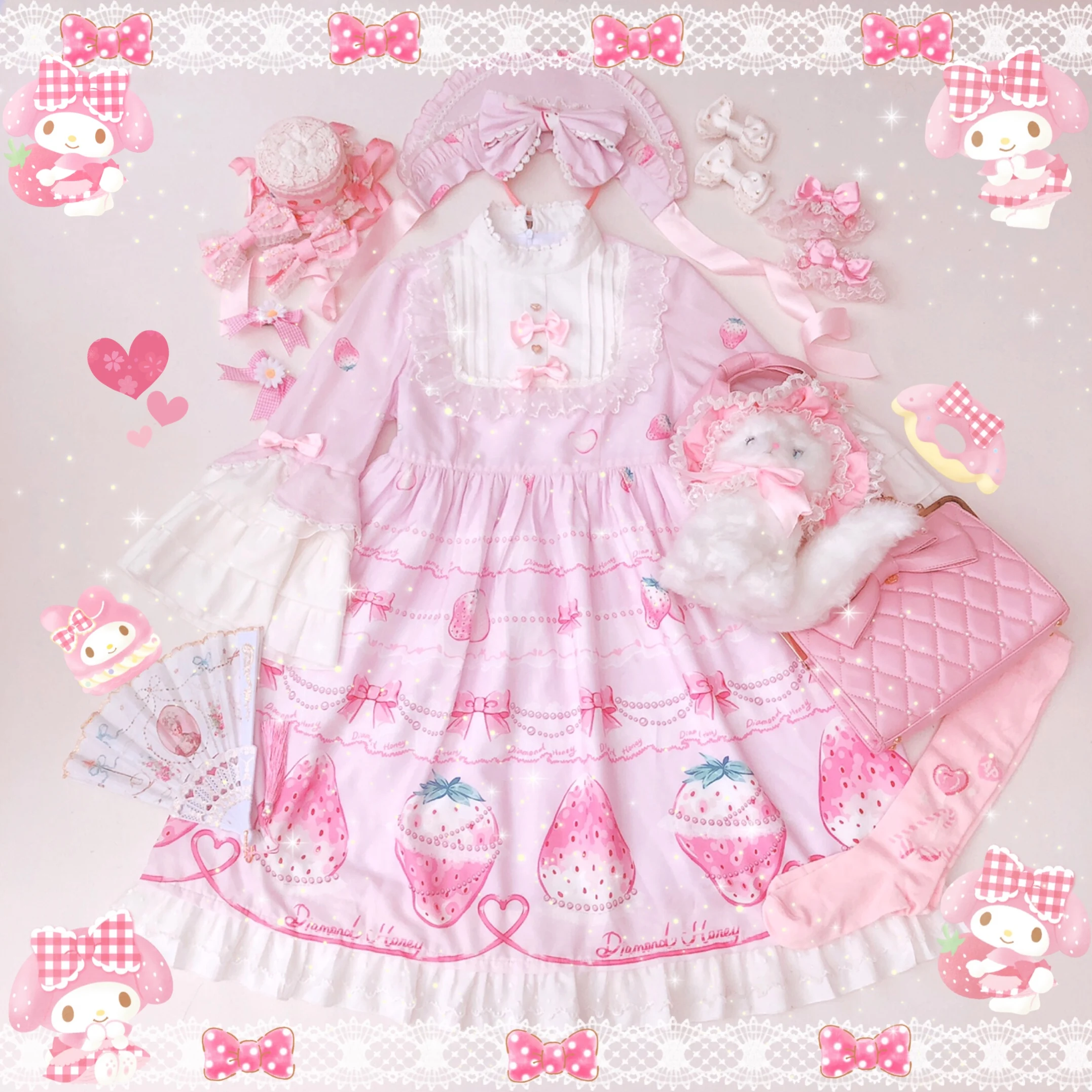 Милое Платье Лолиты японский Белоснежка цветок из свадебной серии Снежная