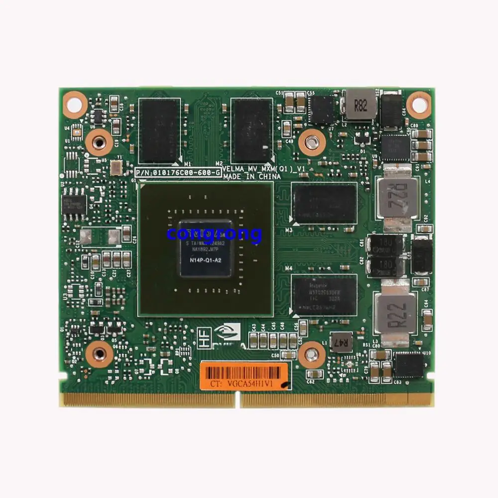 Видеокарта Quadro K1000 GDDR3 2 ГБ с x кронштейном N14P Q1 A2 для HP 8560W 8570W 8770W Dell M4700